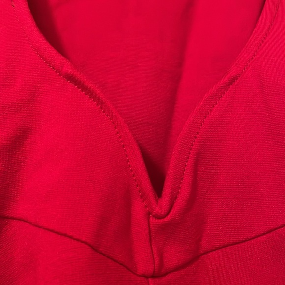 Red Open Back Lulus Dress - Picture 6 of 6